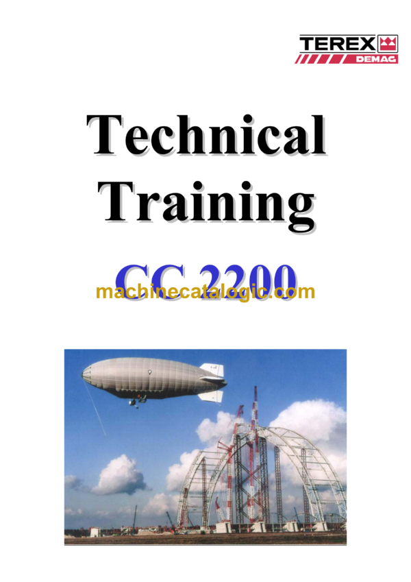 Terex CC2200 Crane Technical Manual