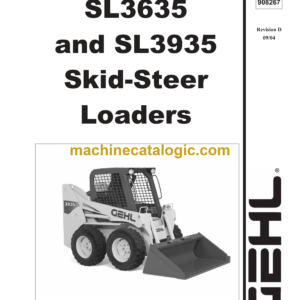 Gehl SL3635, SL3935 Skid Loader Parts Manual (908267D)