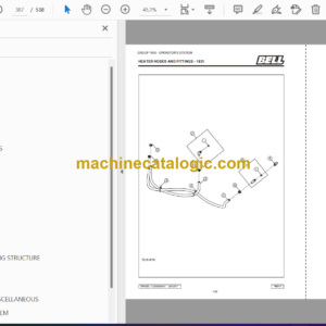 Bell L1204D MKII Loader Parts Manual (874093)