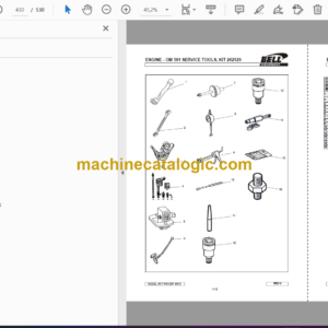 Bell 18000L Water Tanker Mk I ADT Articulated Dump Truck Parts Manual (874056)