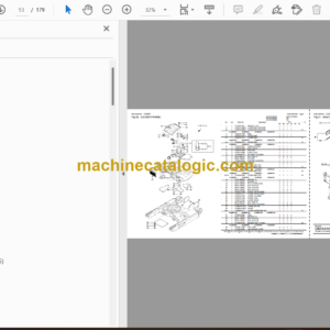 Yanmar VIO45-5B Excavator Parts Catalog (0CS10-M51801EN)