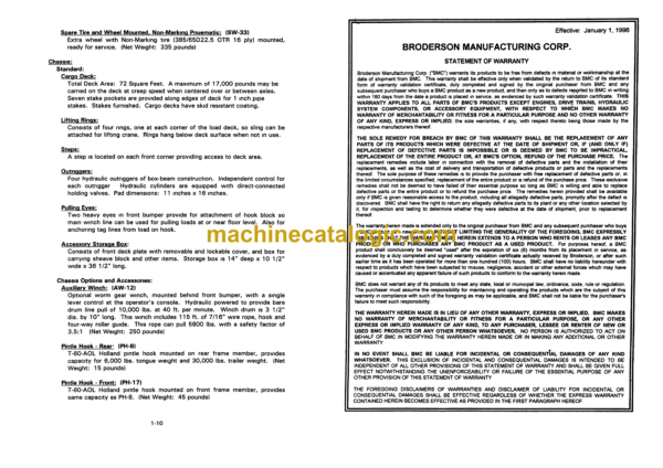 Broderson IC-200-1F, 2F, 3F Crane Operation and Maintenance Manual - Image 3