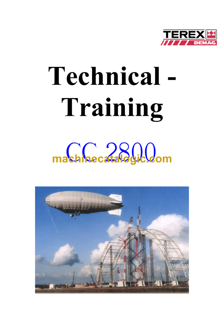 Terex CC2800 Crane Technical Manual