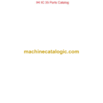IHI IС35 Parts Catalog