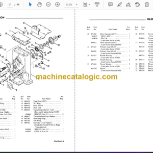 Gehl HL2600 Skid Loader Service Parts Manual (903010)