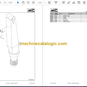 Bell T21D, T22D Logger Parts Manual (872164)