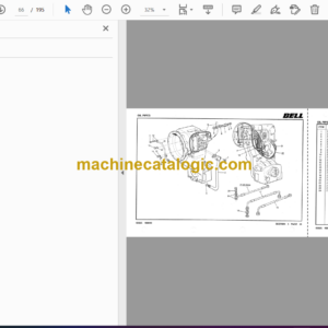 Bell B25 6×4 ADT Articulated Dump Truck Parts Manual (870036)