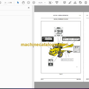 Bell B26B 6X6 ADT Articulated Dump Truck Parts Manual (870177)