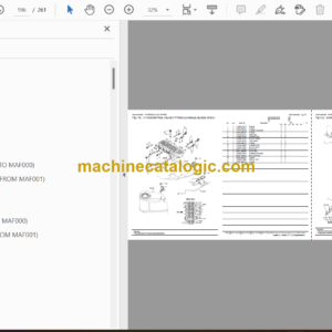 Yanmar VIO35-6A Excavator Parts Catalog (0CS10-M57800EN)