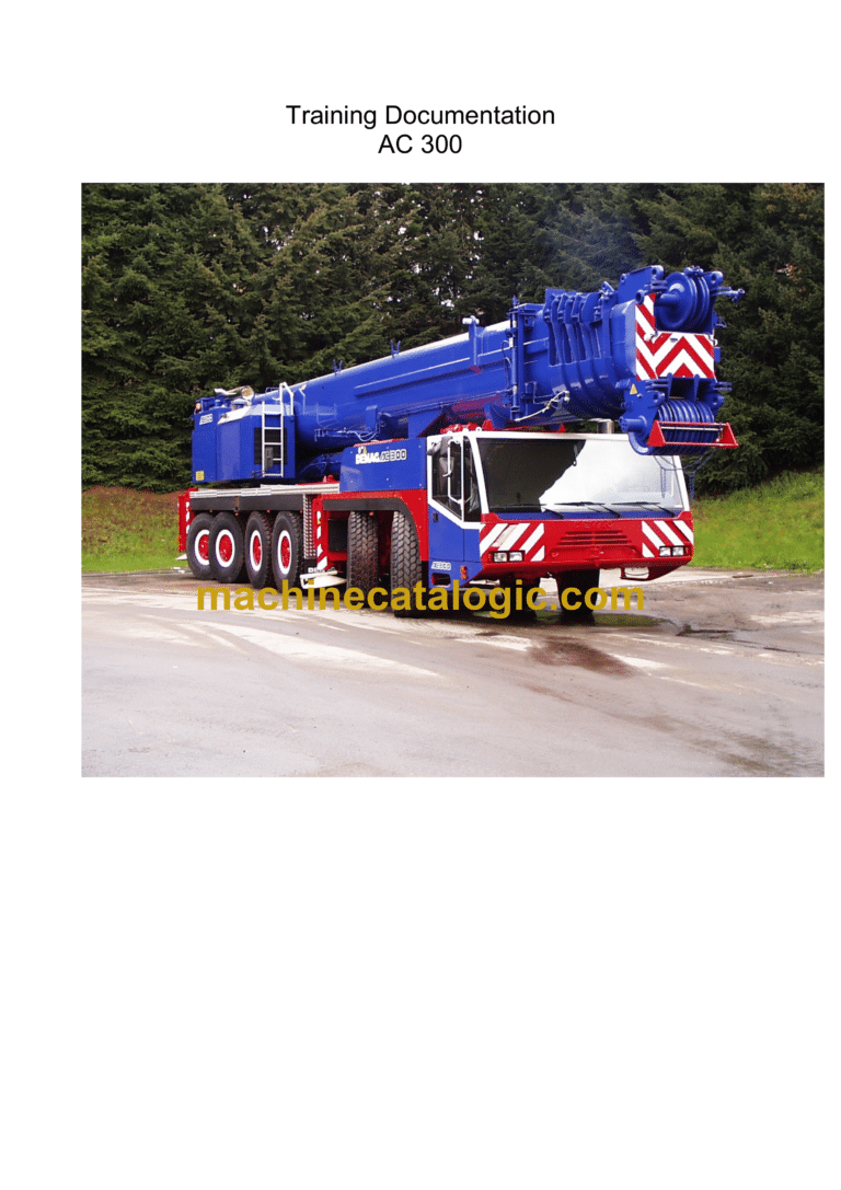 Terex AC300 Crane Training Manual