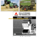 Fendt 2600-2900 (II) Betriebs-und Wartungsanleitung