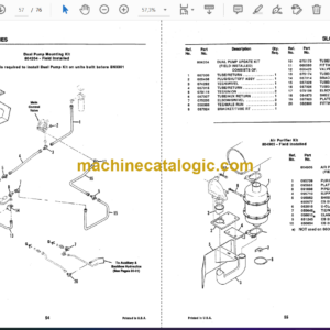 Gehl SL6620 Skid Loader Service Parts Manual (904513)