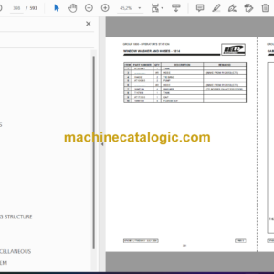 Bell L1706D Mk II Loader Parts Manual (874095)