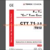 Terex CTT 71-2.5 TS12 Flat Top Tower Crane Full PDF Manual (Erection, Use, Maintenance, Spare Parts)
