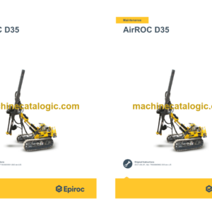 Epiroc AirROC D35 Operation and Maintenance Manual