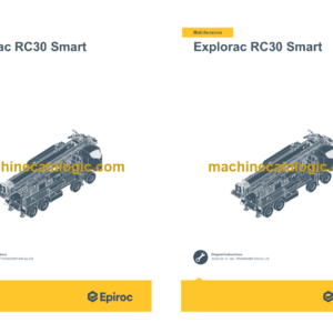 Epiroc Explorac RC30 Smart Operation and Maintenance Manual