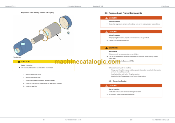 Epiroc Scooptram ST14 S Stage 3A Maintenance Manual - Image 3