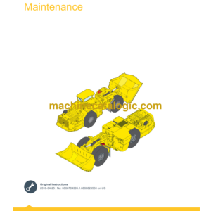 Epiroc Minetruck ST1030 ST1030 LP III A Maintenance Manual