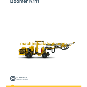 Epiroc Boomer K111 Spare Parts Catalog