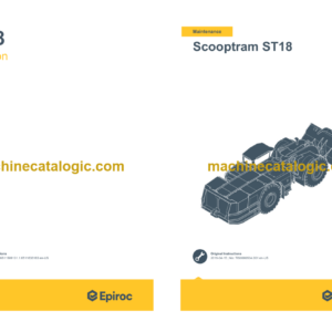 Epiroc Scooptram ST18 Stage 4 Operation and Maintenance Manual