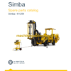 Epiroc Simba H1254 Spare Parts Catalog