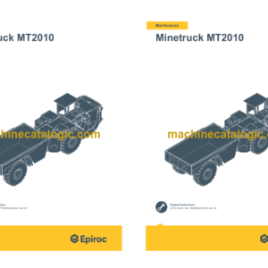 Epiroc Minetruck MT2010 3B Operation and Maintenance Manual