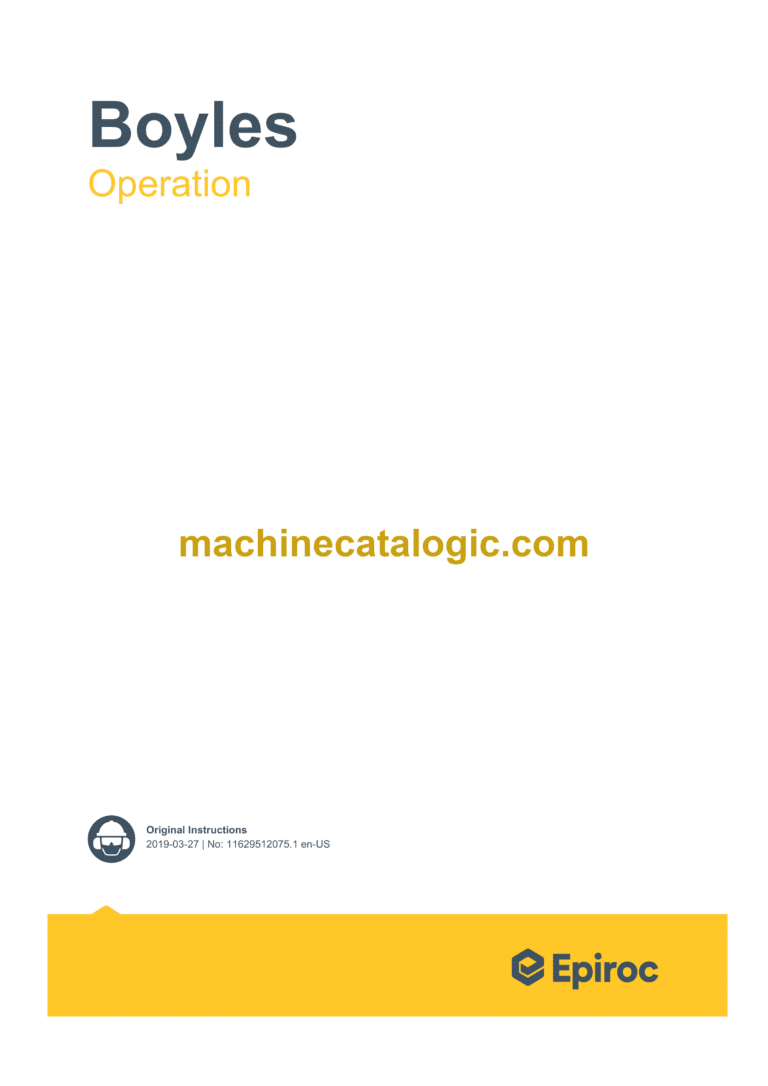 Epiroc Retrofit Rotation Unit Manual - Boyles Maintenance Manual