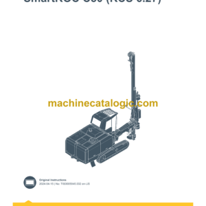 Epiroc SmartROC C50 RCS 6.27 Control System Manual