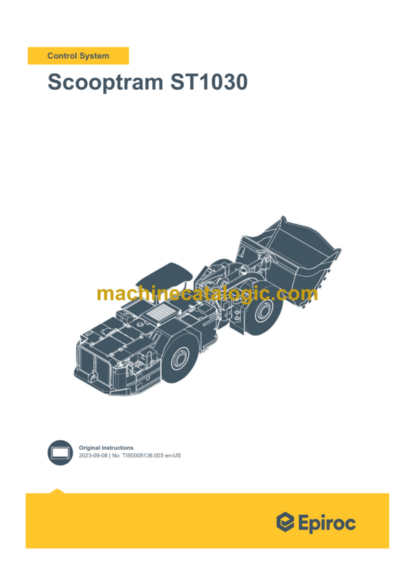 Epiroc Scooptram ST1030 Control System Manual