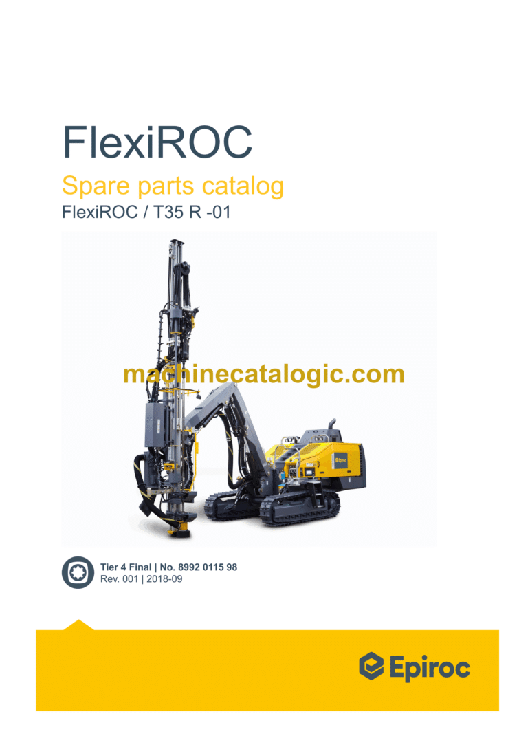 Epiroc FlexiROC T35 R-01 Spare Parts Catalog