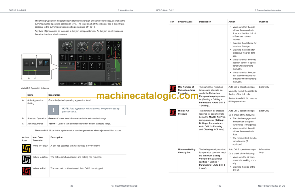 Epiroc RCS 5.6 Auto Drill 2 Pit Viper Control System Manual