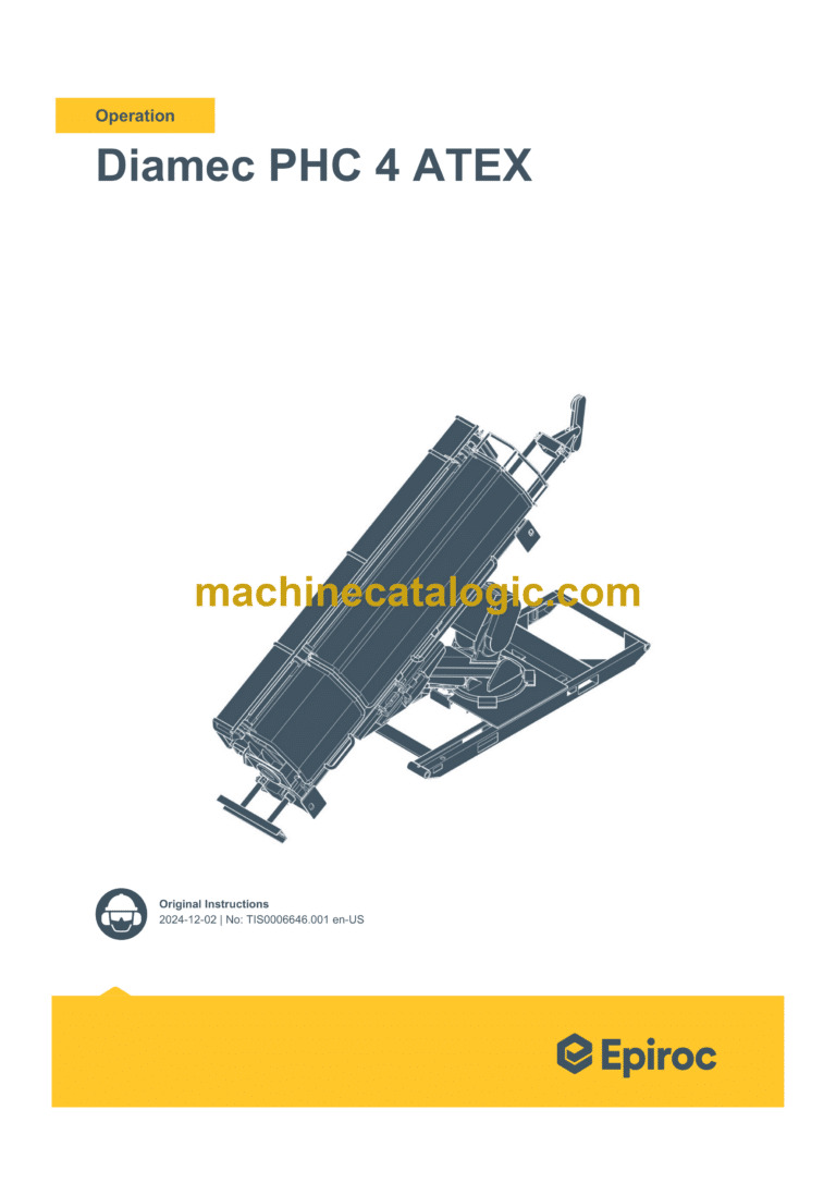 Epiroc Diamec PHC 4 ATEX Operation Manual
