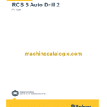 Epiroc RCS 5 Auto Drill 2 Pit Viper Control System Manual