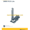 Epiroc DM50 RCS Lite Maintenance Manual