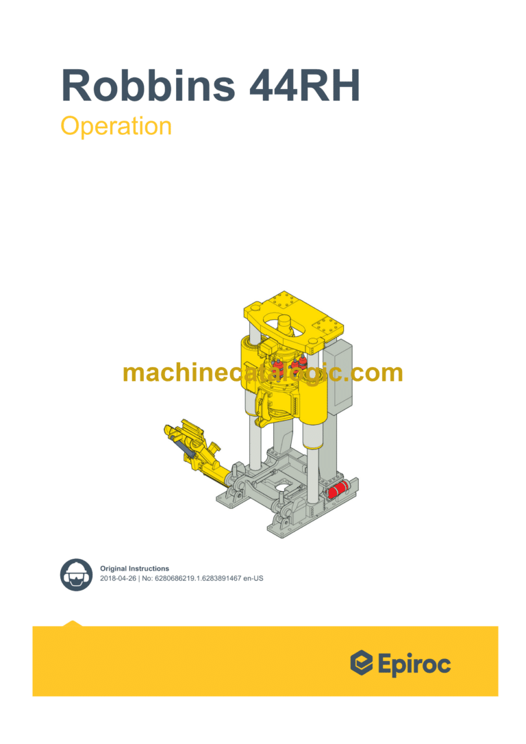 Epiroc Robbins 44 RH Operation Manual