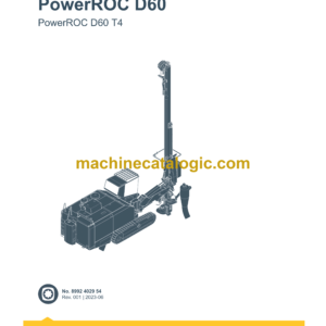 Epiroc PowerROC D60 T4 Spare Parts Catalog