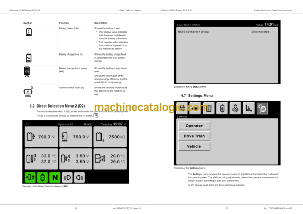 Epiroc Minetruck MT42 Battery RCS 4.26 Control System Manual - Image 3