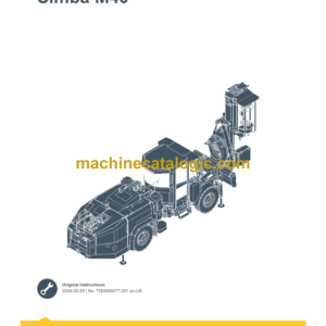 Epiroc Simba M40 Maintenance Manual