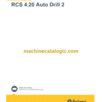 Epiroc RCS 4.20 Auto Drill 2 Control System Manual