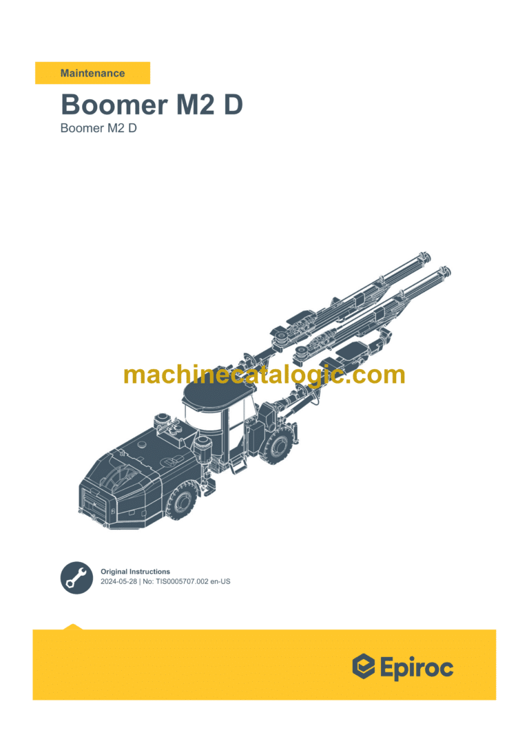 Epiroc Boomer M2 D BUT 29 Tier III A Maintenance Manual