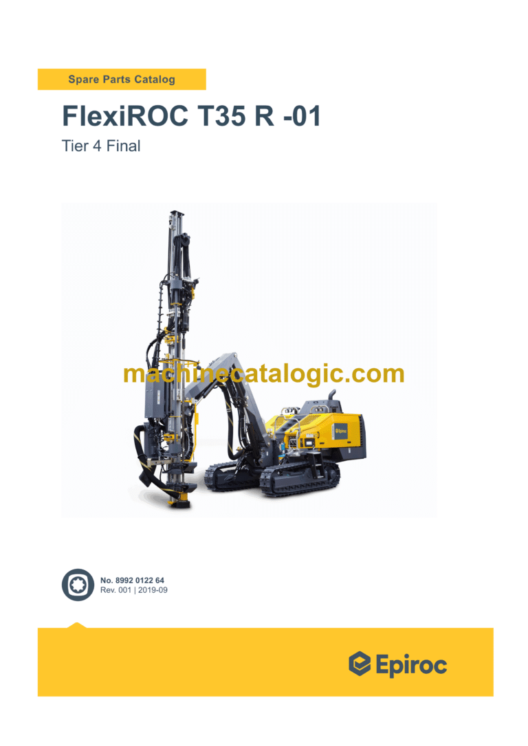 Epiroc FlexiROC T35 R-01 Tier 4 Final Spare Parts Catalog