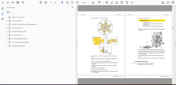 Epiroc Cabletec Bolting Operation and Maintenance Manual - Image 4