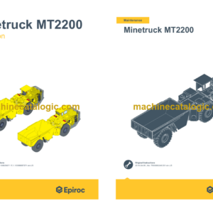 Epiroc Minetruck MT2200 Operation and Maintenance Manual