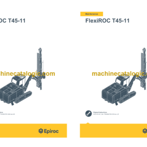 Epiroc FlexiROC T45-11 Stage V Operation and Maintenance Manual