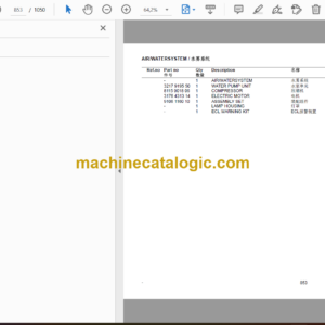 Epiroc Simba H1354 Spare Parts Catalog