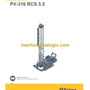 Epiroc PV-316 RCS 5.5 Pit Viper Control System Manual