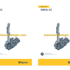 Epiroc DM30 XC Operation and Maintenance Manual