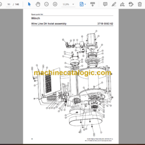 Epiroc MCR U6 APC Diamec Core Drilling Rigs Spare Parts Catalog