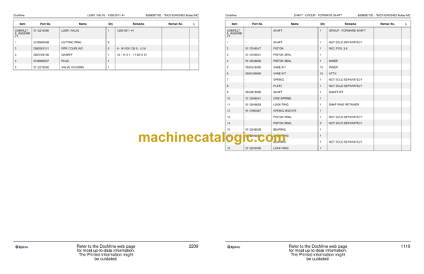 Epiroc Boltec M C Spare Parts Catalog - Image 3