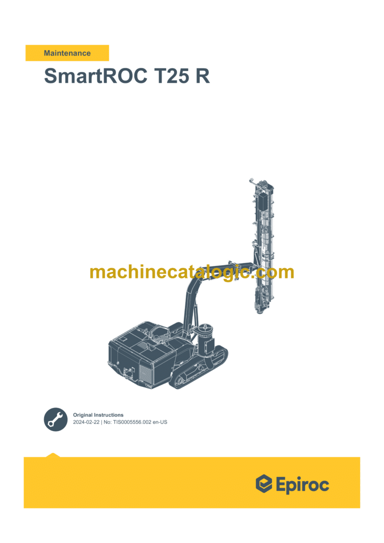 Epiroc SmartROC T25 R Maintenance Manual